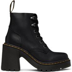 Tacco Stivaletti in Pizzo Dr. Martens Jesy Sendal Leather Lace Up - Black