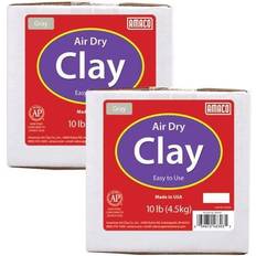 Pottery Clay AMACO Air Dry Clay Gray 10 lbs. Per Box 2 Boxes