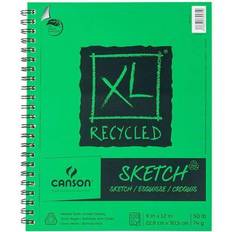 Canson Paper Canson xl recycled side spiral sketch paper pad 9"x12"-100 sheets -702-2412