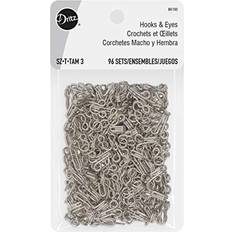 Yarn & Needlework Supplies Dritz 96ct Hooks & Eyes Nickel