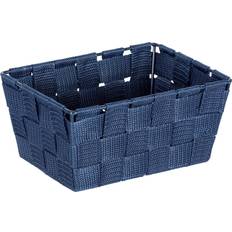 Bleu Paniers de douche Wenko Panier Salle De Bain Adria Mini 19 x 9 x 14 cm Bleu Foncé