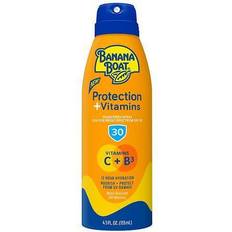 Banana Boat Sunscreen & Self Tan Banana Boat Protection + Vitamins Moisturizing Sunscreen Spray SPF