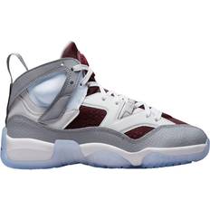 Nike Textile Basketball Shoes Nike Jumpman Two Trey GS - White/Cherrywood Red/Light Steel Grey/White