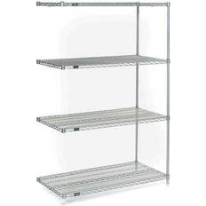 Glasses Shelving Systems Chrome, 5 Tier, Wire Shelving System