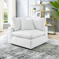 Modway White Armchairs modway Commix Collection EEI-4696-WHI Down Armchair