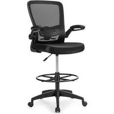 Rolling computer desk Costway Drafting swivel rolling Office Chair