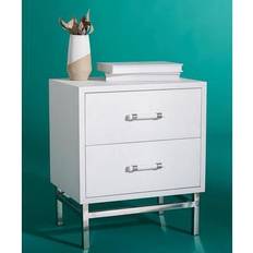 Silver Bedside Tables Safavieh Nightstands WHITE Bedside Table