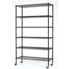 Blue Shelving Systems BestOffice 6 tier wire metal rack 2100 Shelving System