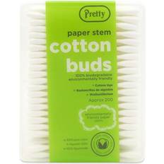 Pretty Paper Stem Cotton Buds Box 200 stk