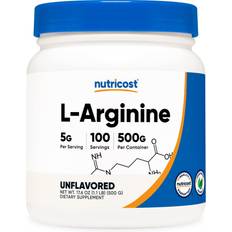 L arginine Nutricost L-Arginine Powder 500 Grams Pure L-Arginine