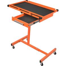 Rolling work bench Us heavy duty adjustable work table bench with drawer,220 lbs rolling tool cart