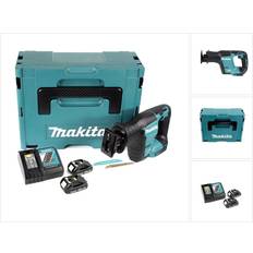 Makita Pendelisahat Makita DJR 188 RGJ Langaton SAHA 18 V Makpac 2x 6.0 Ah Akku Laturi