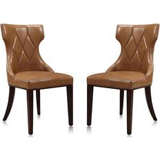 Leathers Kitchen Chairs Manhattan Comfort Reine Collection DC007-SA Kitchen Chair 2