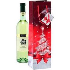 Festartikler Sigel Christmas Bottle Gift Bag Sparkling Tree 10 x 35 x 8 cm 5 Pieces