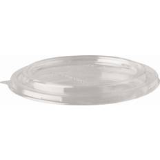 Papstar Couvercles pour saladiers à emporter, PLA "pure" rond Ø 15 cm, transparent