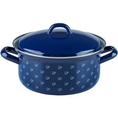 Riess Dirndl Saucepan 1.5 L Blue with lid