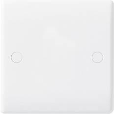 BG Electrical Accessories BG Slimline Blank Plate 1 Gang White