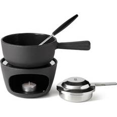 Negro Fondues Stöckli Fondue De Chocolate Y Queso Set 1 Tenedor Negro/Acero Inoxidable 8569.80