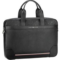 Tommy Hilfiger Sacs pour Ordinateur Tommy Hilfiger Embossed Slim Laptop Bag BLACK One Size