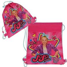 Pink - Women Gymsacks Jojo Siwa Non Woven Sling Bag Backpack with Hangtag