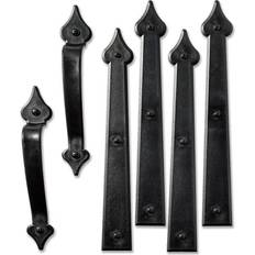 Cre8tive Minds Classic Spade Magnetic Garage Door Hardware 6 Piece