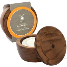 Accesorios de afeitado Mühle Shaving Soap Wooden Bowl jabón de afeitar para hombre Sea Buckthorn 65 g