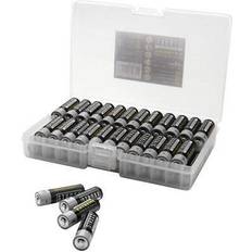 Aa batteri 100 Extreme STROXX Alkaline Batterie AA LR6 100-435 48 ST in PLASTIK BOX