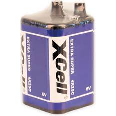 6 volt batteri XCell Tørbatteri Med Fjeder 6 Volt