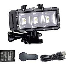 Gopro light Suptig XShot Dimmable Waterproof 45m LED Video Light for GoPro Cameras