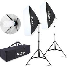 Softbox lighting kit Raleno softbox photography lighting kit 20"x28" photography continuous