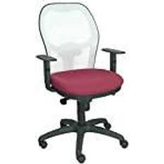 Marron Chaises de bureau P&C Jorquera en Maille Blanche Assise Bali Garnet Chaise de bureau