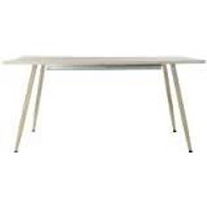 Metal Mesas de comedor Dkd Home Decor MDF 160 x 90 x 76 cm Mesa de comedor