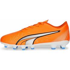 Orange Fodboldstøvler Børnesko Puma Ultra Play Fg Ag Jr - Orange