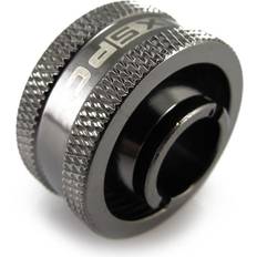 Componenti per Computer XSPC G1/4' to 1/2' ID 3/4' OD Compression Fitting V2 Black Chrome