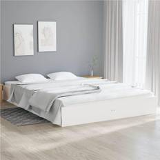 vidaXL Solid Wood Bed Frame Bed Base