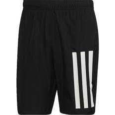 Adidas White Swimming Trunks Adidas Classic Length 3-stripes Swim Shorts - Black/White