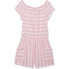 Tommy Hilfiger Playsuits Children's Clothing Tommy Hilfiger Girl's Striped Romper - Rose Shadow (TX003135)