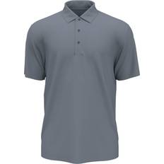 Golf Tops PGA tour Boys AirFlux Solid Mesh Golf Polo Shirt - Tradewinds Gray