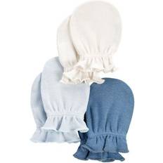 Mittens Carter's Baby Boys 3-Pack Mittens 0-3M Blue/Ivory