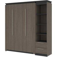 Narrow shelving unit BestAir 116891-000047 Orion Murphy Bed & Narrow Shelving Unit with