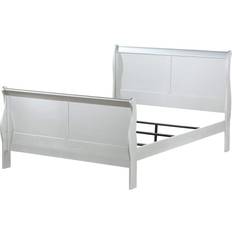 Bed Frames Acme Furniture King Philippe III Bed Platinum