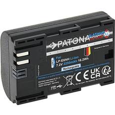 Batterijen en Opladers Patona Platinum Akku USB-C Input für Canon EOS R5 EOS R6 LP-E6NH