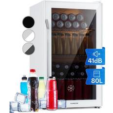 Minifrigoriferi Klarstein Frigorifero Beersafe XXL Quartz 80 Litri 3 Ripiani Sportello Panoramico Bianco