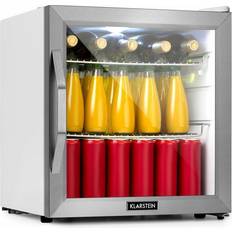 Klarstein Beersafe L Crystal White Frigorifero 47 Litri Argento, Bianco