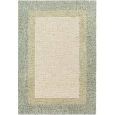 Sage green and cream area rugs Surya Elena Dusty Sage and Cream White, Green