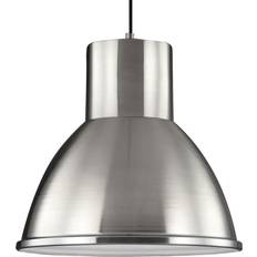 Gray Pendant Lamps Generation Lighting Division Street Pendant Lamp 15"