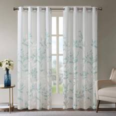 Madison Park Cecily Semi Sheer Gardin 50 x 84 Aqua