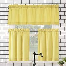 Yellow Valances No. 918 Set of 3 45"x27" Martine