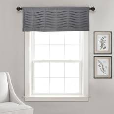 X52 Lush Decor 18"x52" Wave Teture Valance