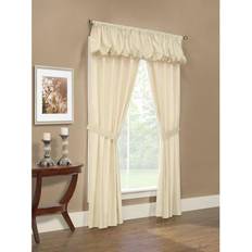 Yellow Valances Commonwealth Home Fashions Wide Width Prescott 5-Piece Rod